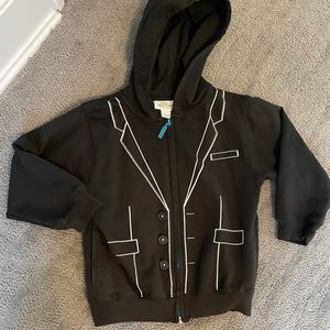 Tuxedo looking sweatshirt boys size 4
